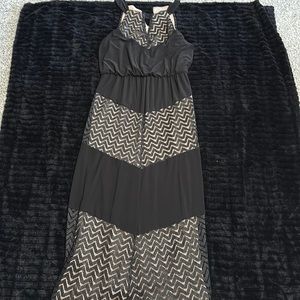 R&M Richards cocktail maxi dress